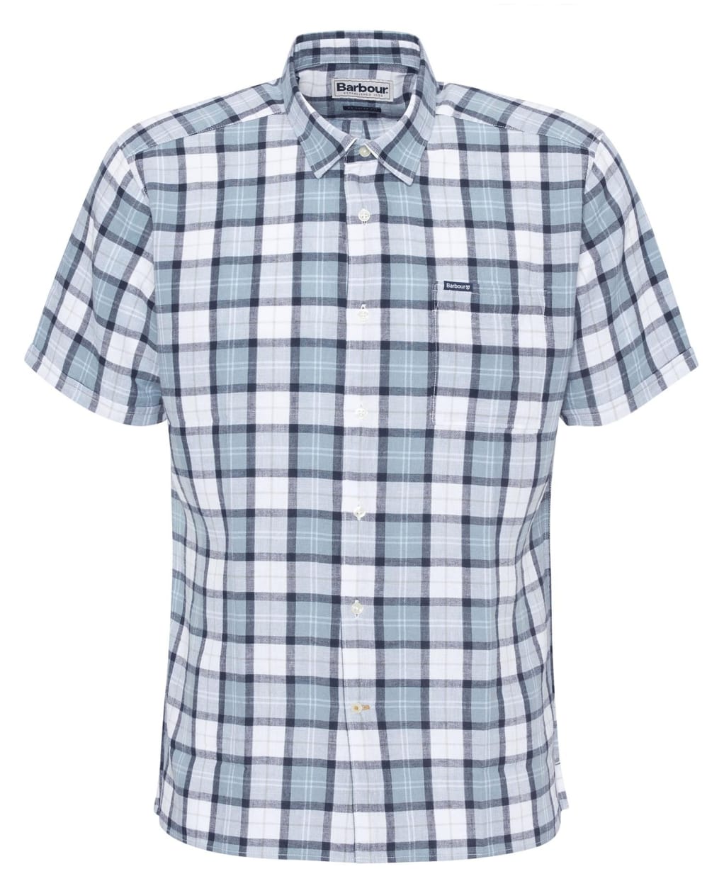 Men's Barbour Midfield Tartan Summerfit Shirt - Northshore Tartan