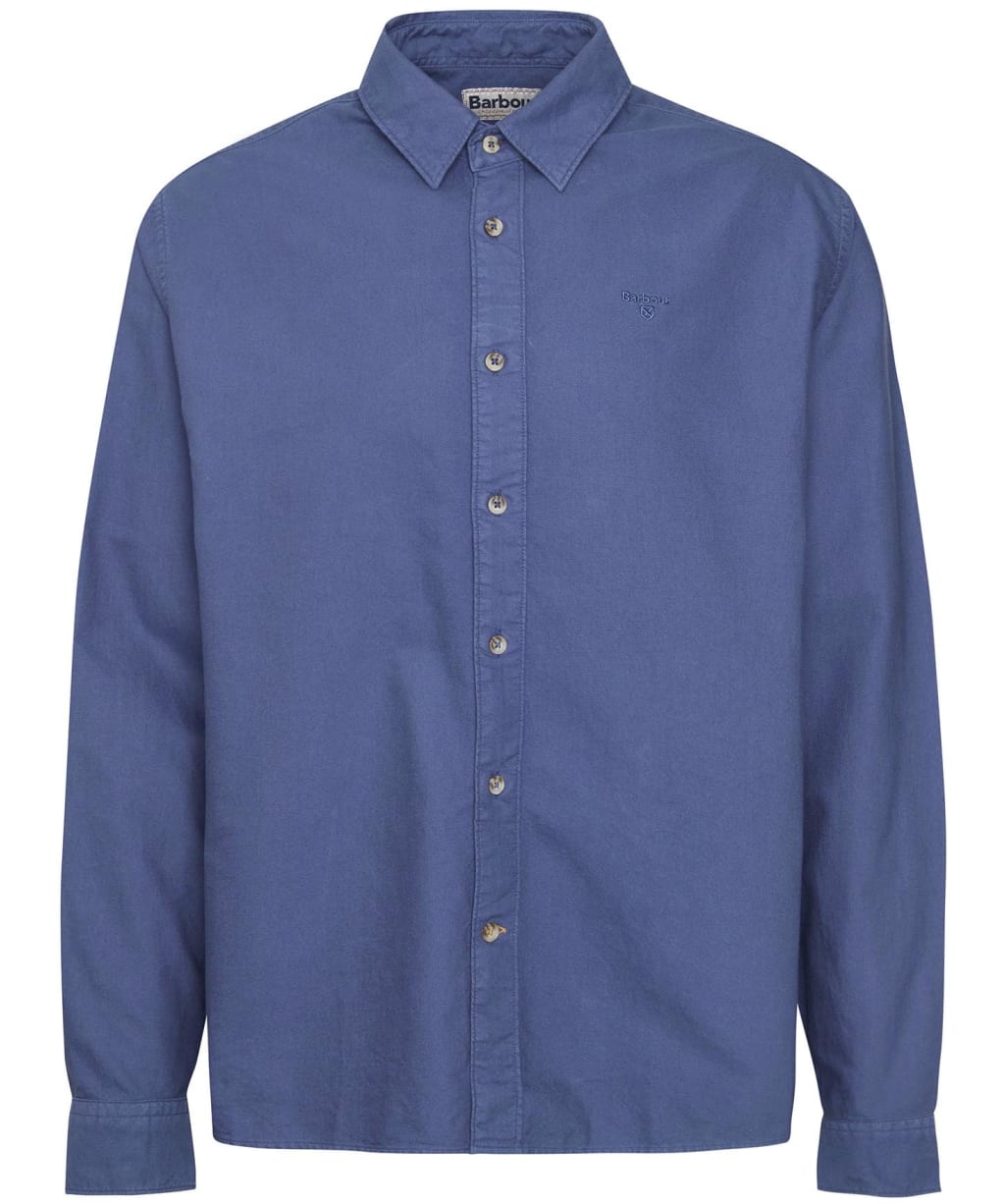 Men's Barbour Garment Dyed Oxtown Relaxed Fit Shirt - Oceana