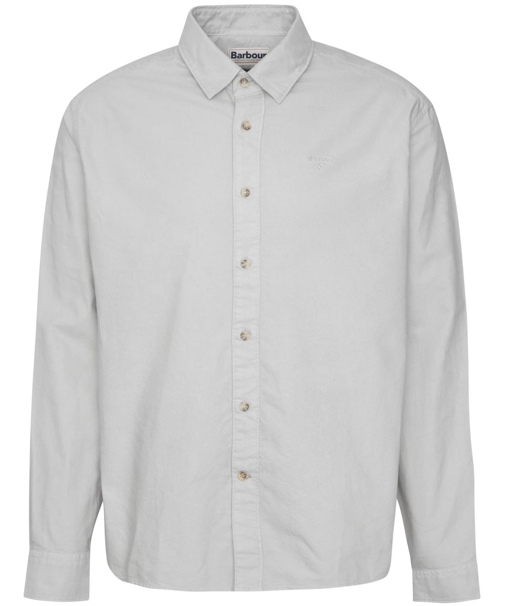 Men's Barbour Garment Dyed Oxtown Relaxed Fit Shirt - Mist