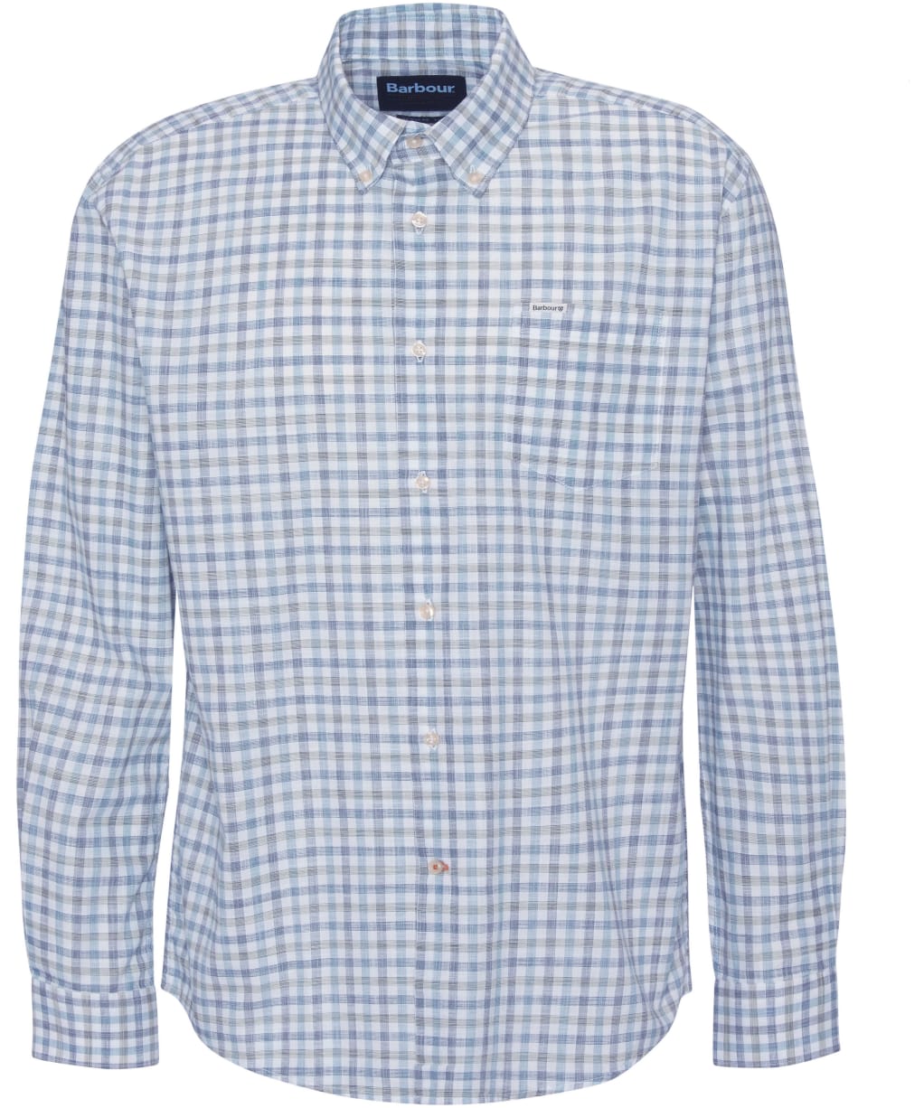 Men's Barbour Ravenfield Checked Regular Fit Shirt - Navy