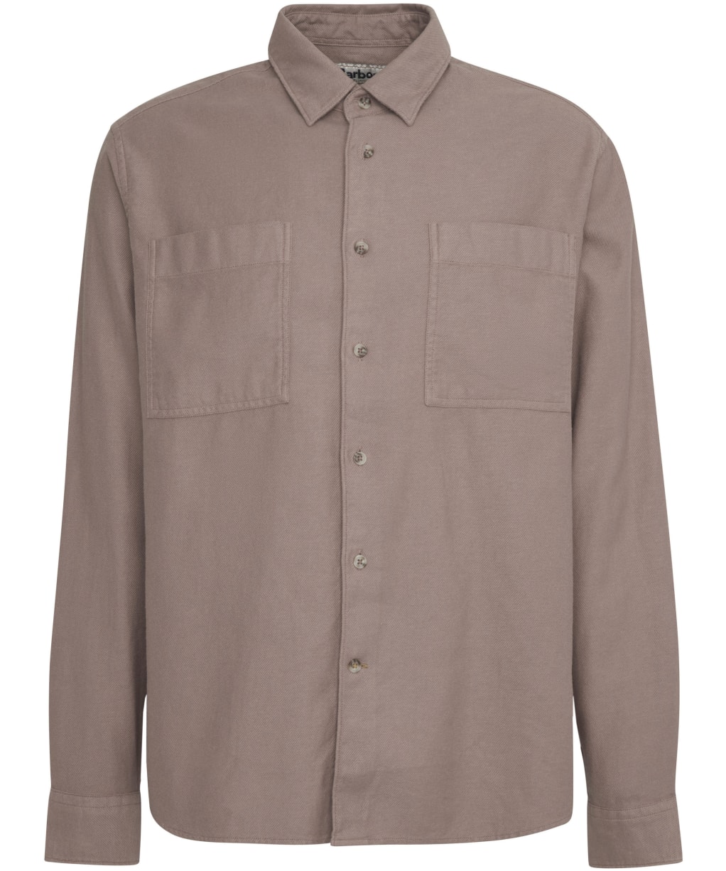 Men's Barbour Garment Dyed Angelo Relaxed Fit Shirt - Burnt Heather