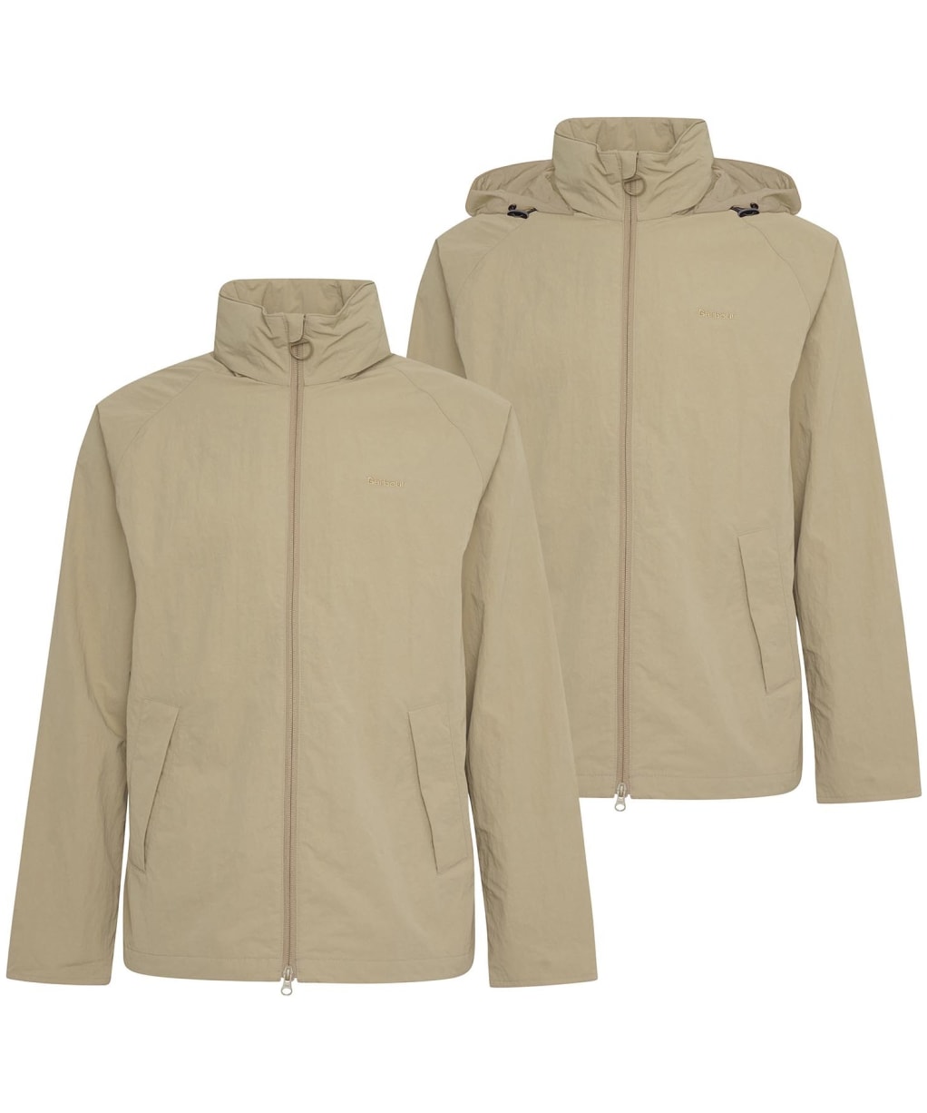 Men's Barbour Keld Showerproof Jacket - Washed Stone