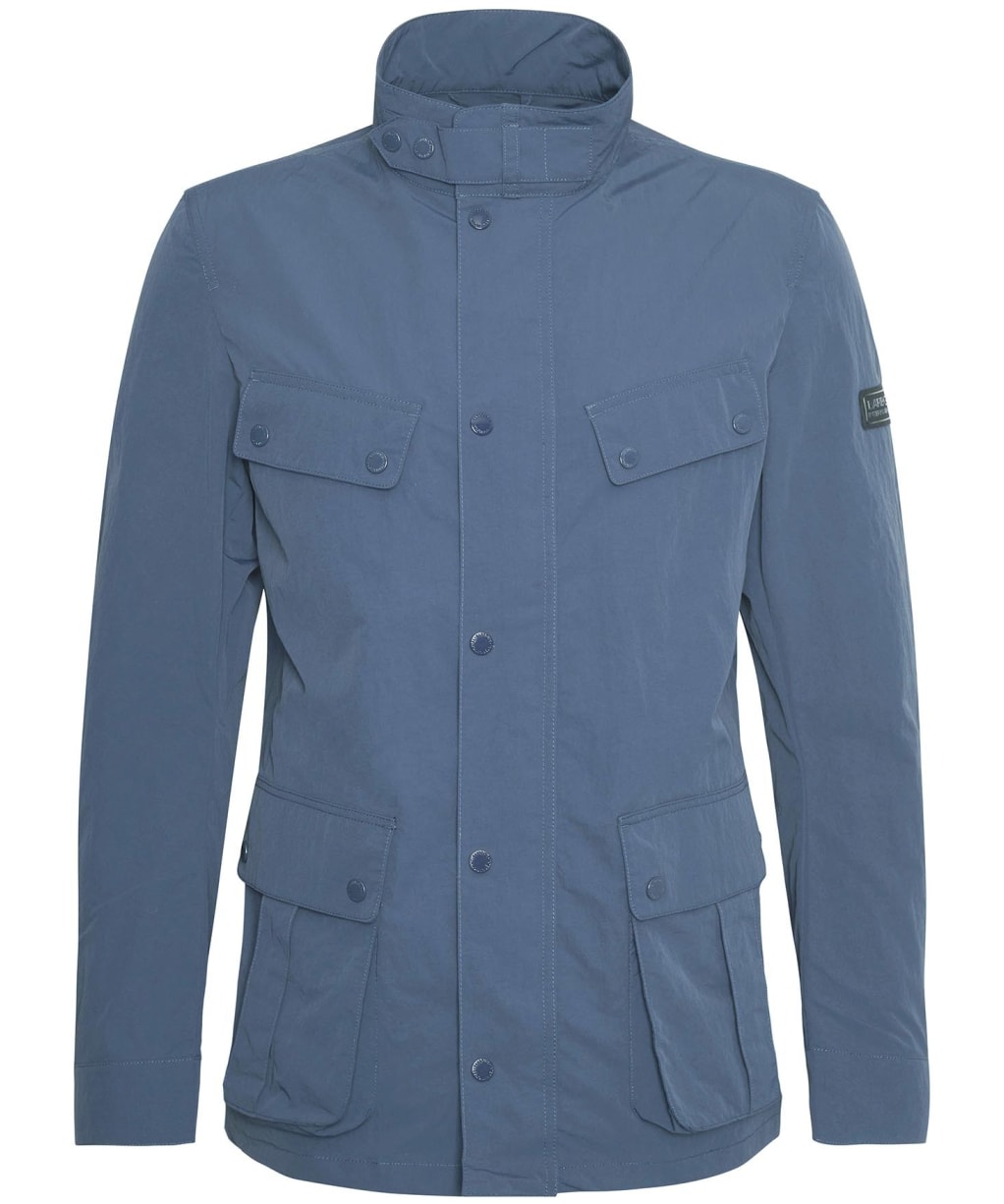 Men's Barbour International Modern Showerproof Duke Jacket - Dark Slate