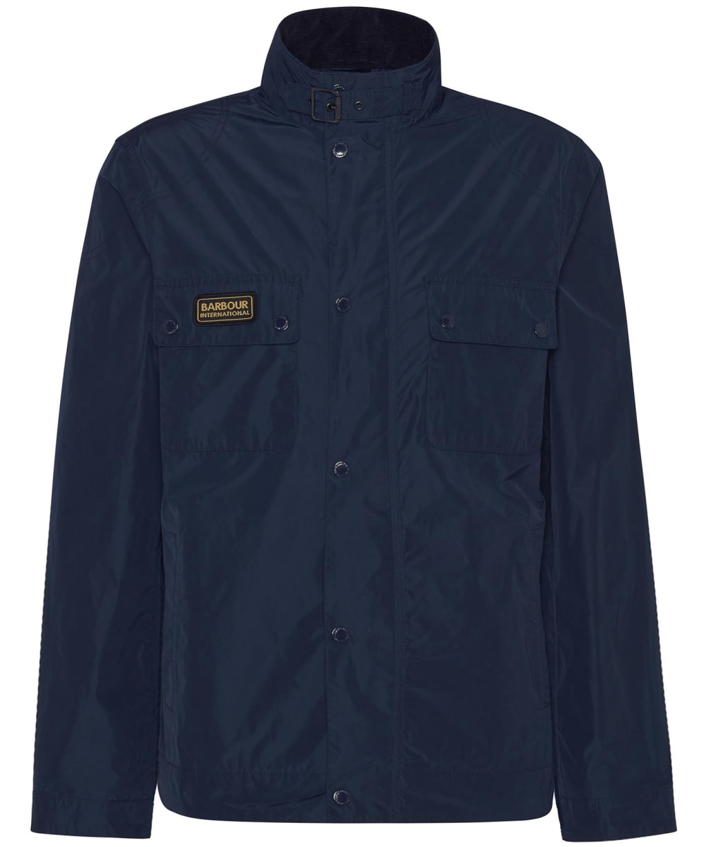 Men's Barbour International Merton Shell Showerproof Jacket - Navy