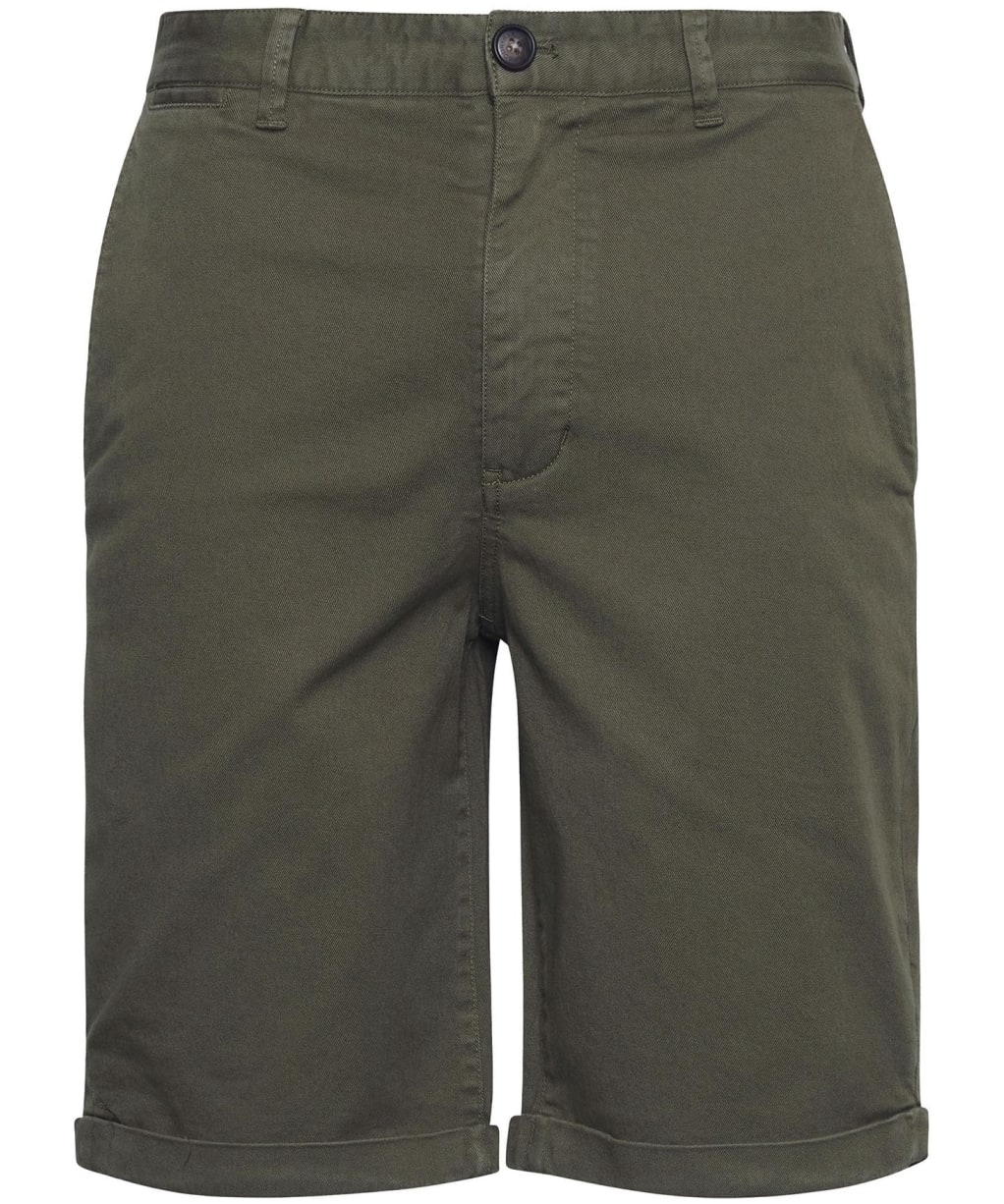 Men's Barbour Washed Twill Chino Shorts - Stone