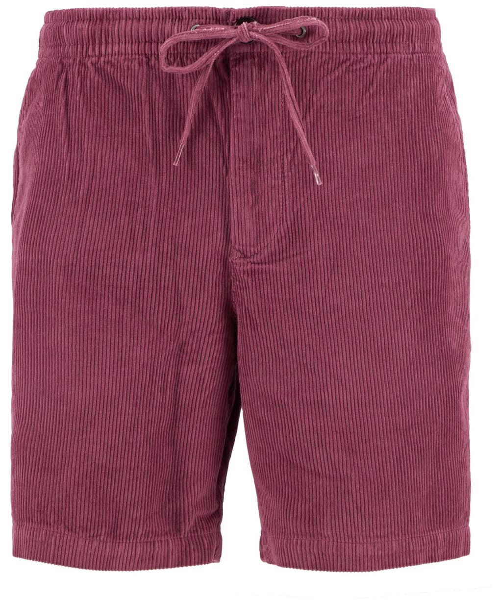 Men's Barbour Washed Cord Relaxed Shorts - Washed Raspberry
