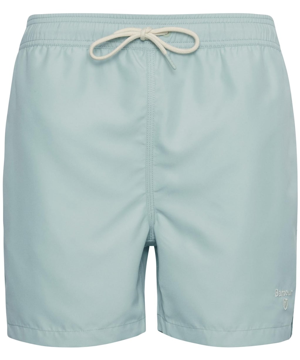 Men's Barbour Staple Logo 5' Swim Shorts - Pale Apple