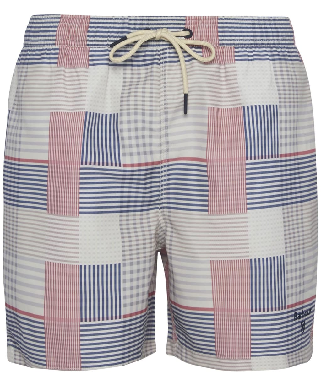 Men's Barbour Patch Swim Shorts - Washed Stone