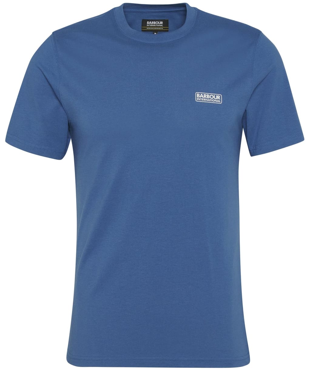 Men's Barbour International Small Logo Tee - North Sea Blue