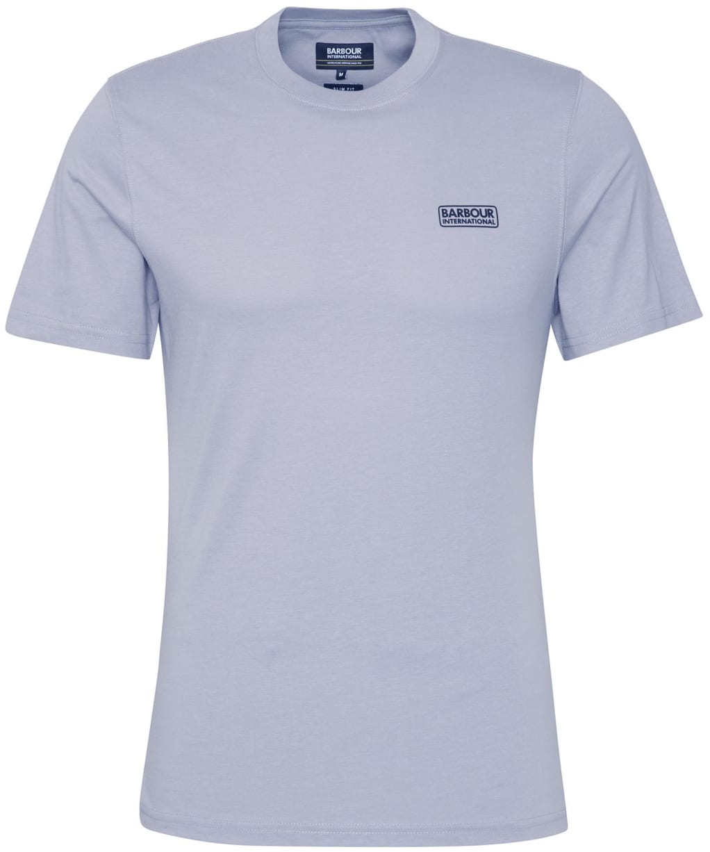 Men's Barbour International Small Logo Tee - Pale Slate