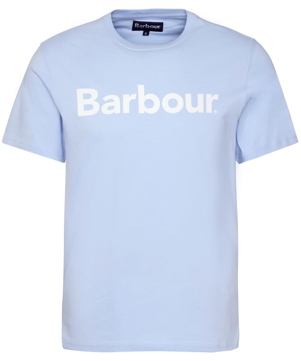 Men's Barbour Logo Tee - Ocean Sky