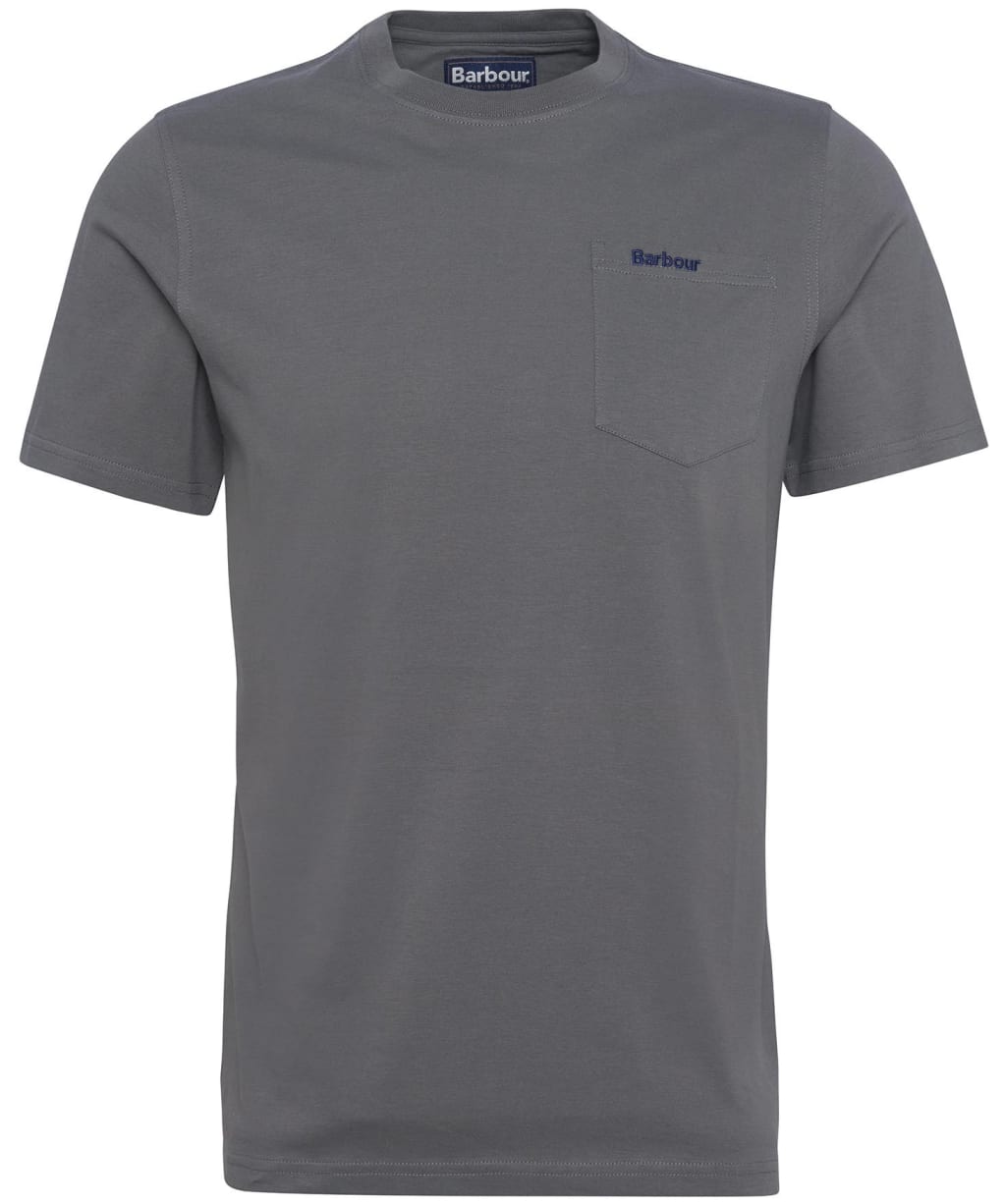 Men's Barbour Langdon Pocket T-Shirt - Gunmetal