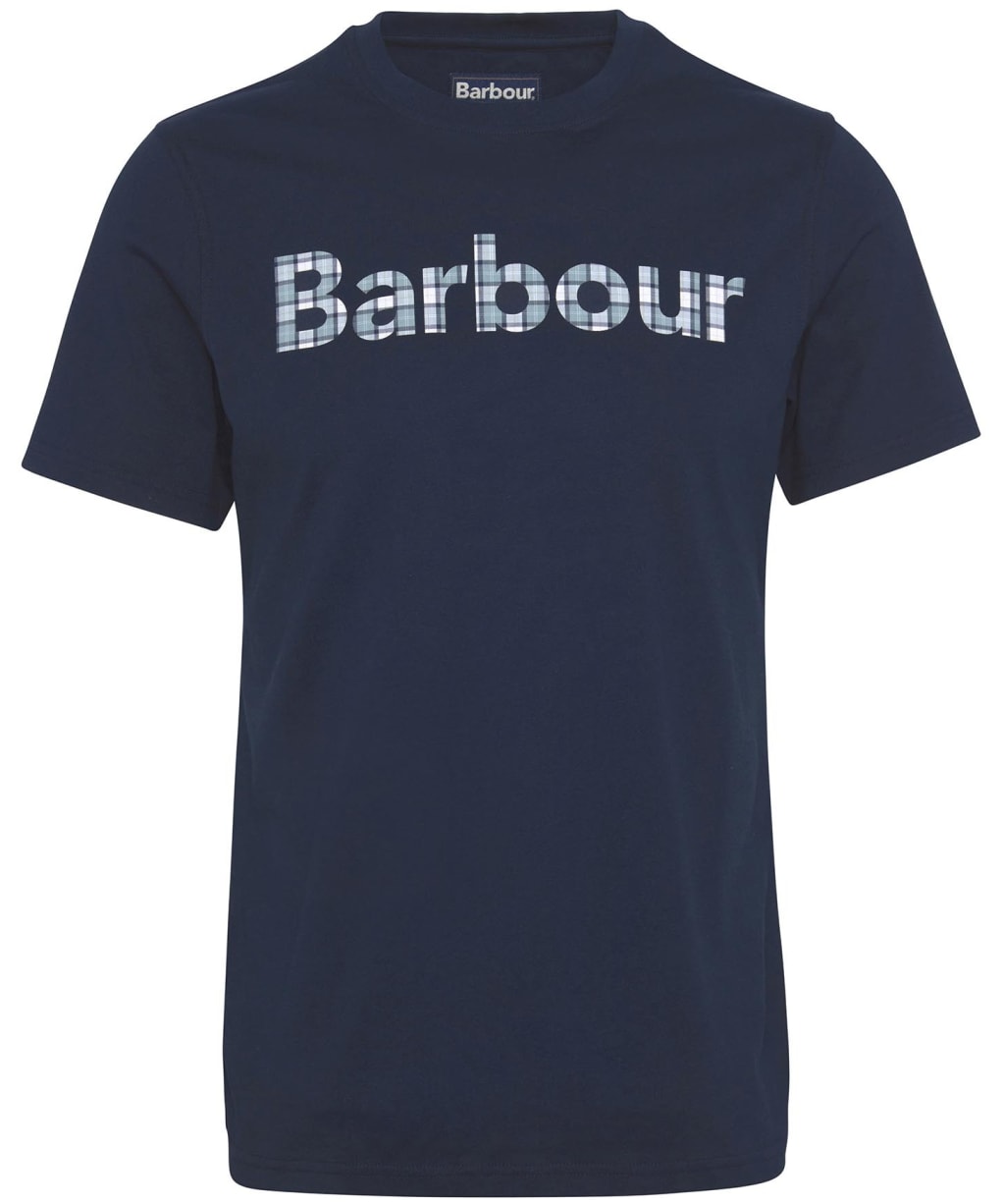 Men's Barbour Kilnwick Short Sleeve Cotton T-Shirt - Navy