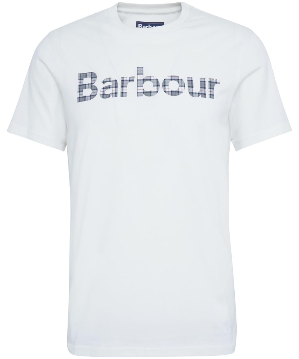 Men's Barbour Kilnwick Short Sleeve Cotton T-Shirt - Antique White