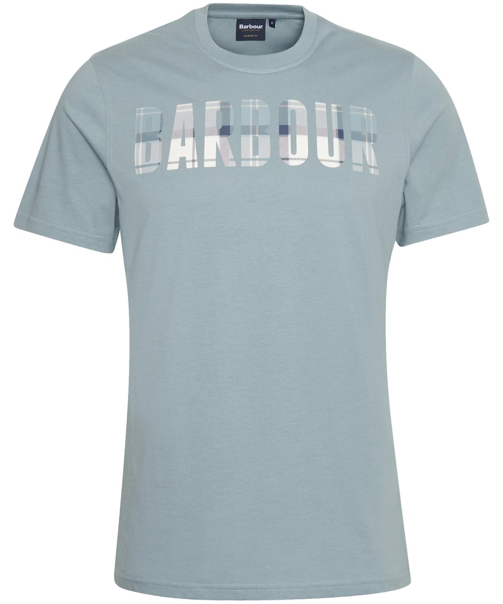 Men's Barbour Thurford Short Sleeve Cotton T-Shirt - Lead