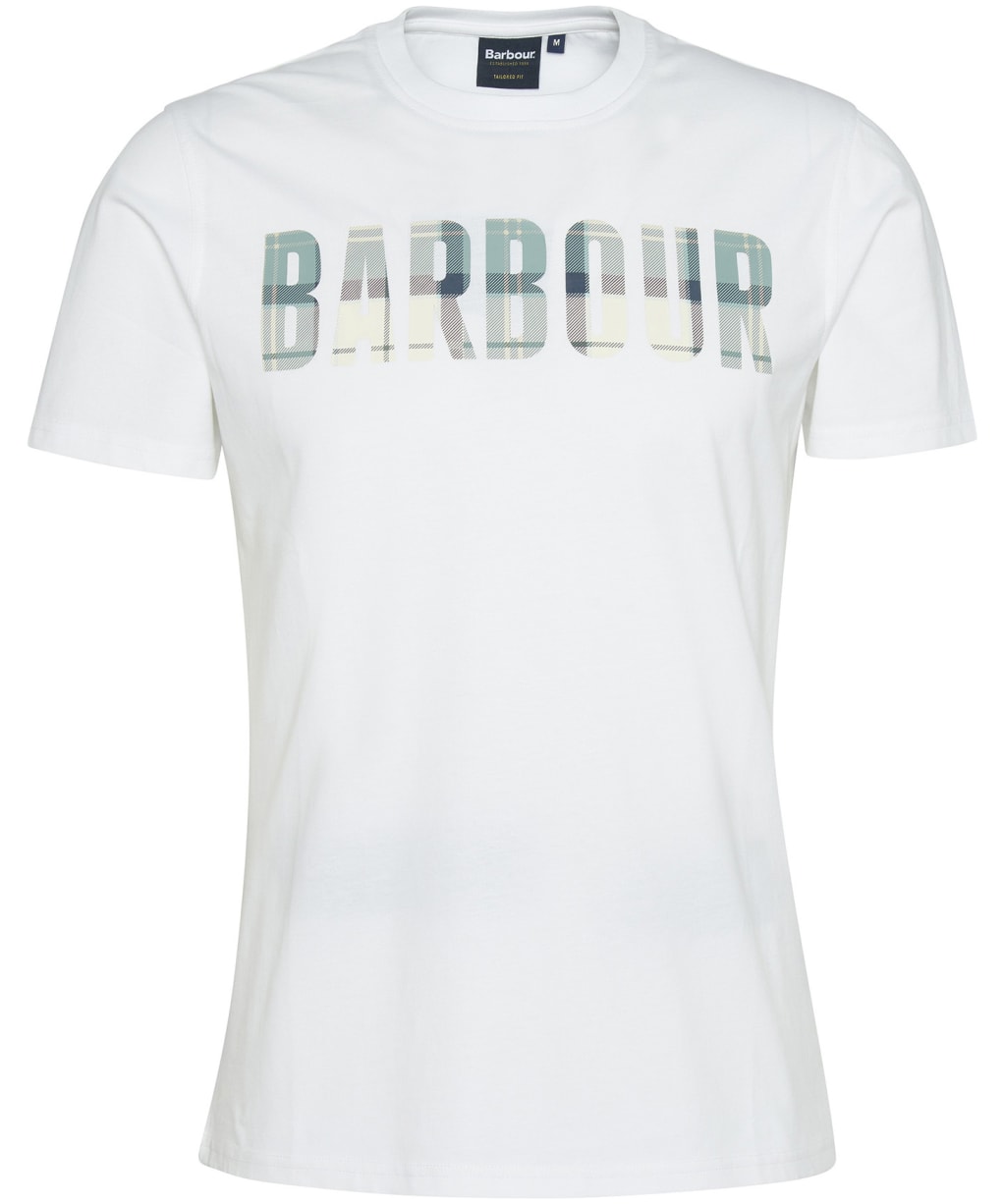 Men's Barbour Thurford Short Sleeve Cotton T-Shirt - White
