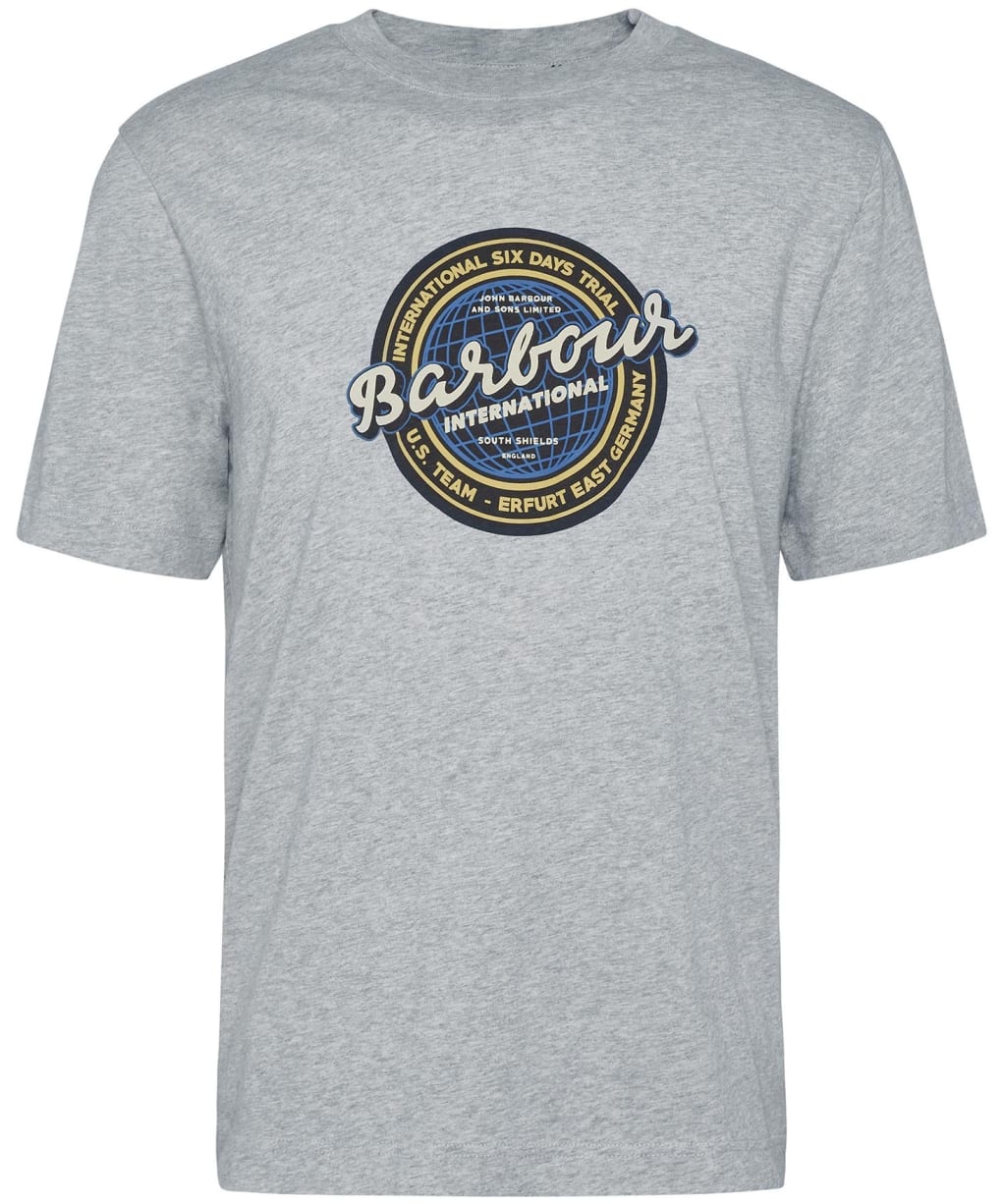 Men's Barbour International Carlise Graphic T-Shirt - Grey Marl