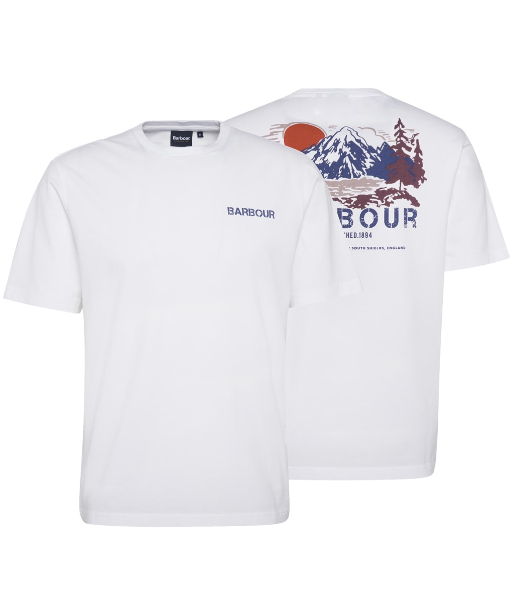 Men's Barbour Perham Relaxed Fit Graphic T-Shirt - White