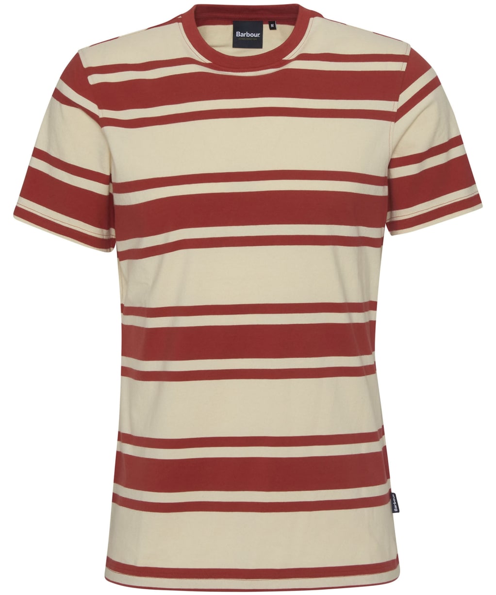 Men's Barbour Colts Stripe Relaxed Fit T-Shirt - Red Spice