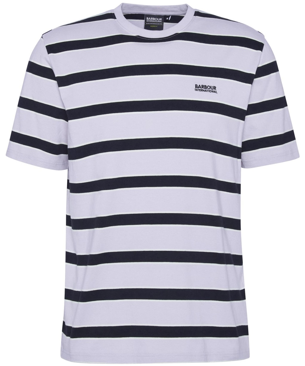 Men's Barbour International Luca Stripe T-Shirt - Thistle