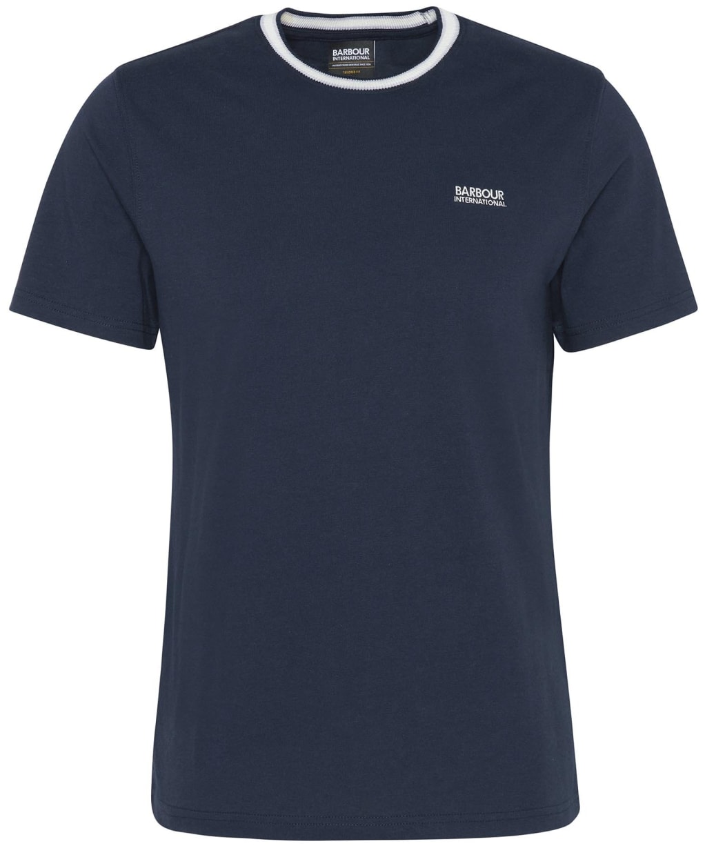 Men's Barbour International Luca Tipping Detail T-Shirt - Navy