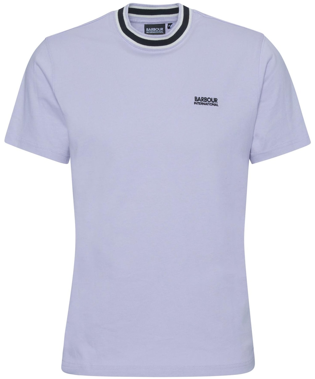 Men's Barbour International Luca Tipping Detail T-Shirt - Thistle