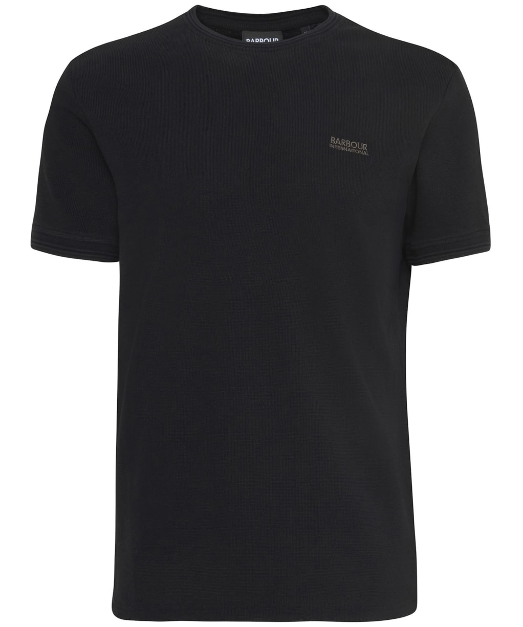 Men's Barbour International Charlie Textured T-Shirt - Black