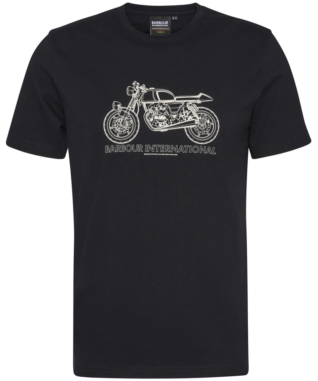 Men's Barbour International Venture Graphic T-Shirt - Black