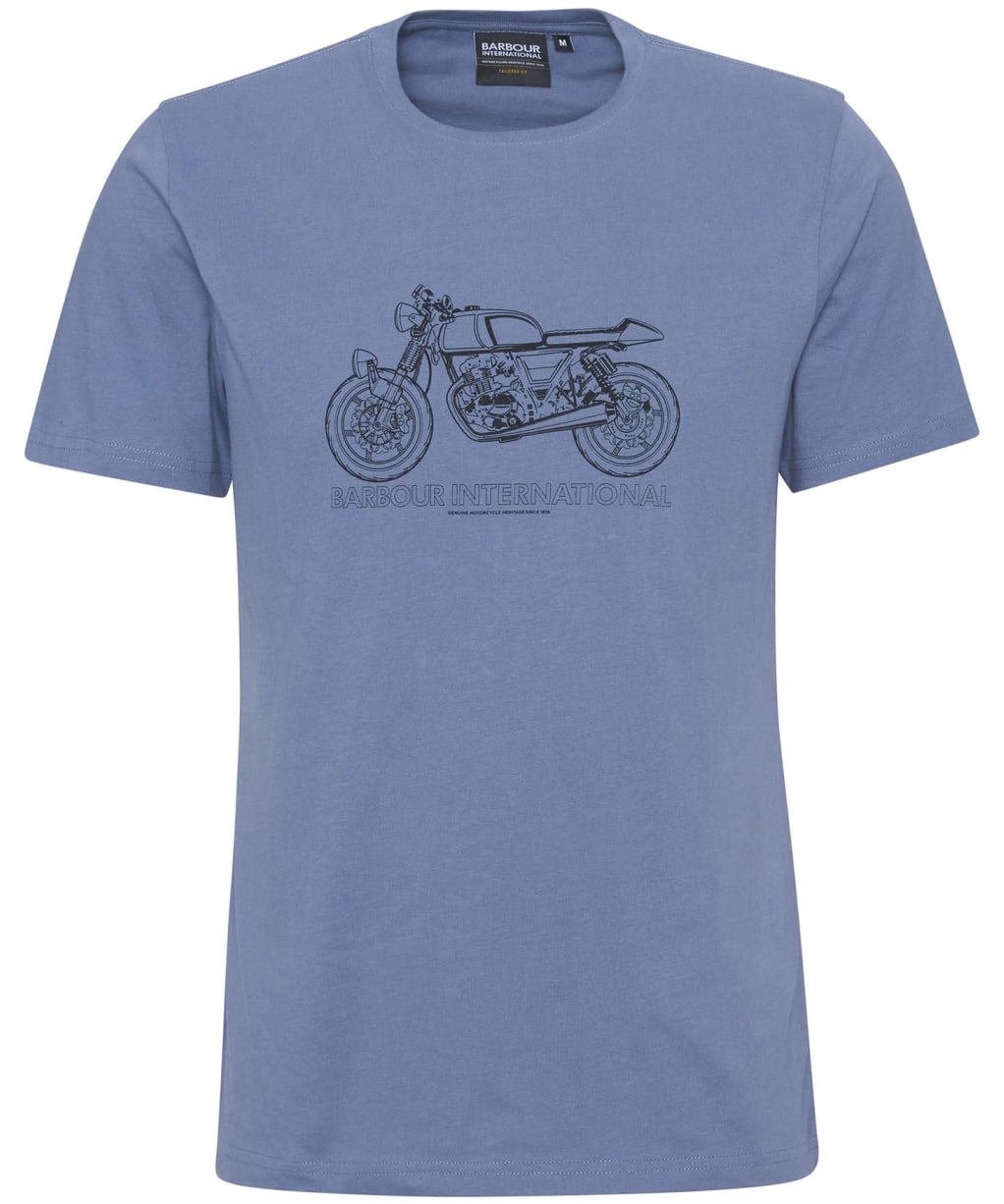 Men's Barbour International Venture Graphic T-Shirt - Washed Blue