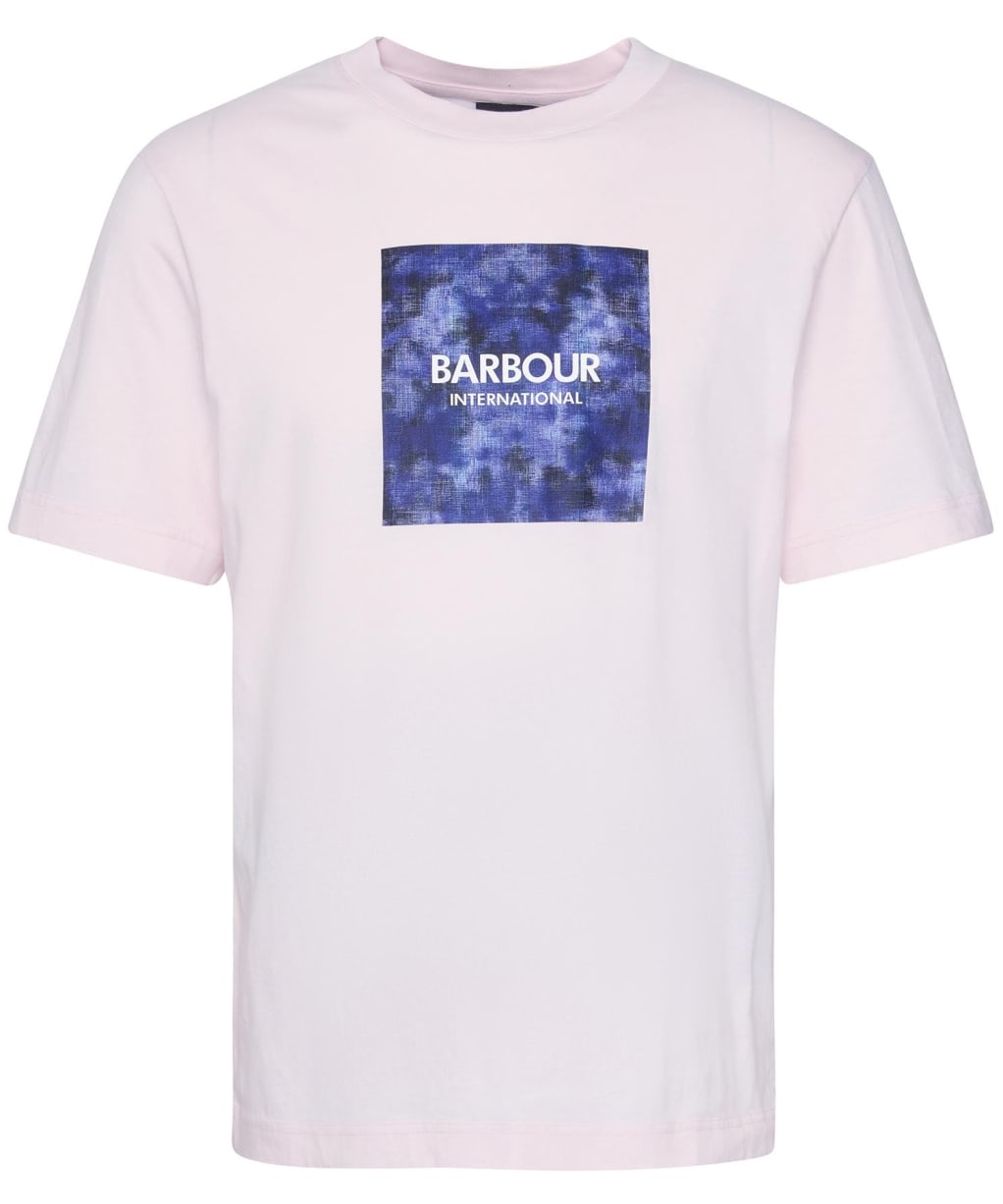 Men's Barbour International Camo Ikat Block T-Shirt - Quartz Pink