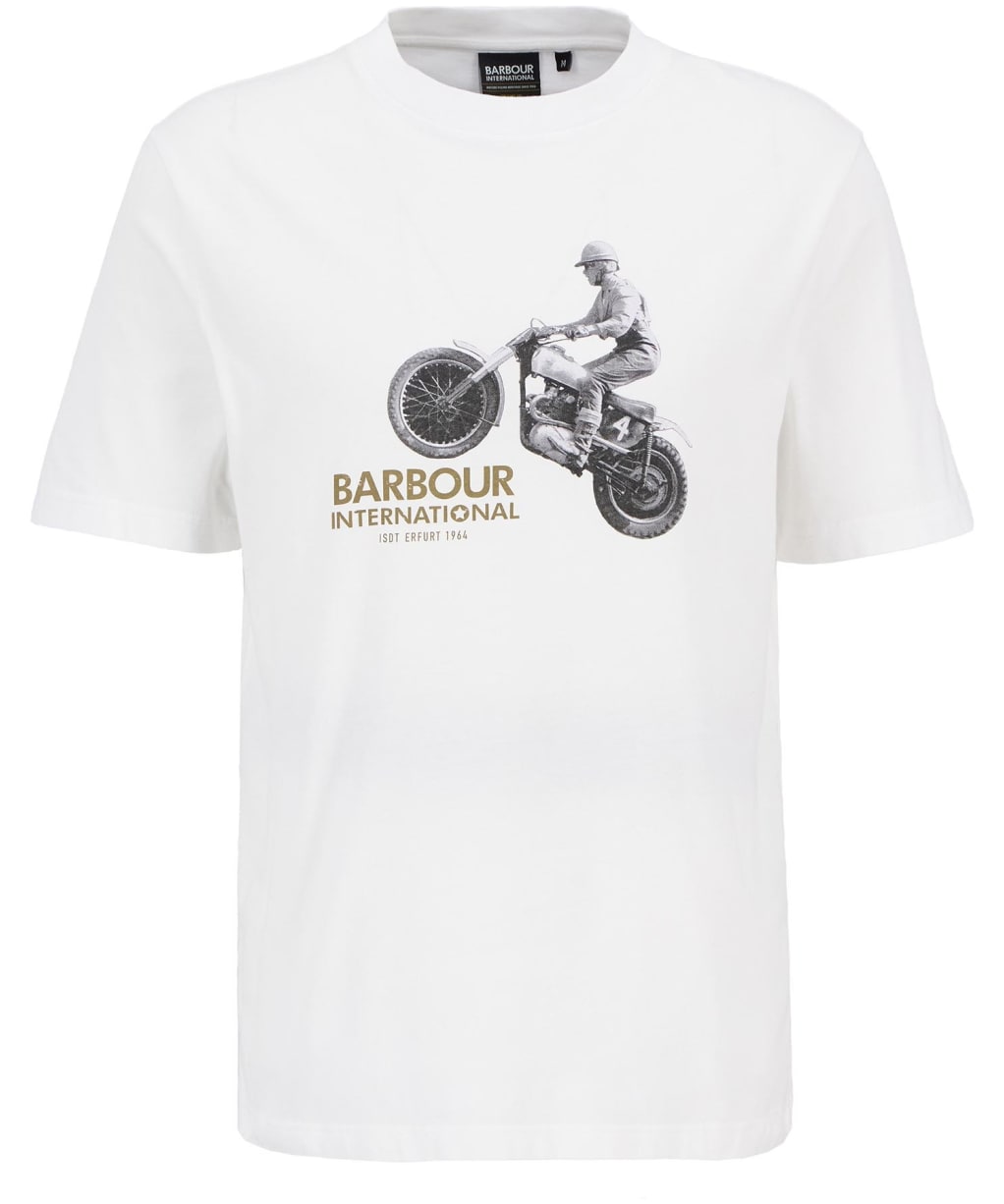 Men's Barbour International Jump Archive Graphic T-Shirt - Whisper White