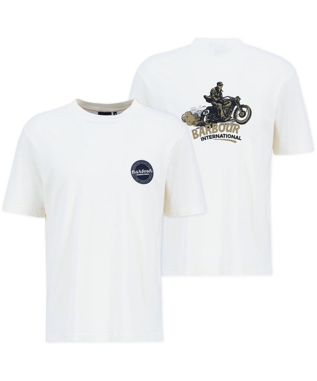 Men's Barbour International Apleton Graphic T-Shirt - Whisper White