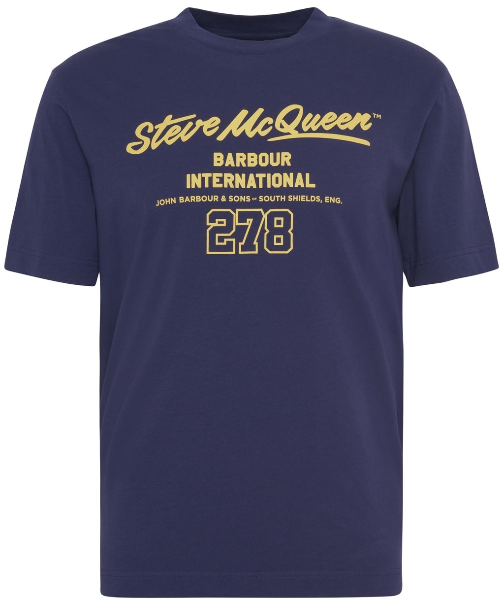 Men's Barbour International Colman Steve McQueen Graphic T-Shirt - Midnight Blue