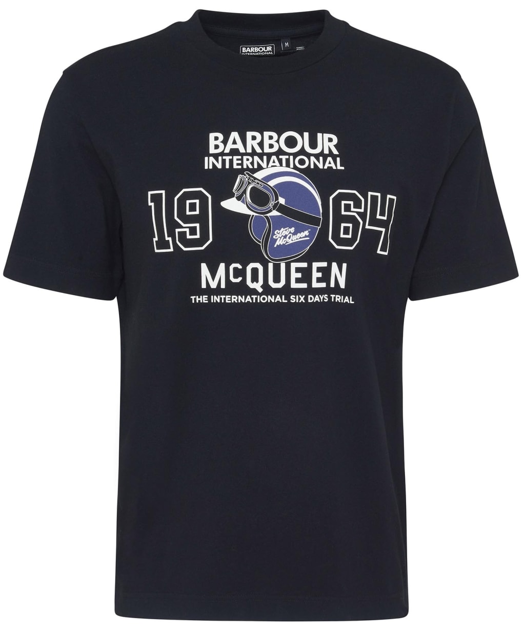 Men's Barbour International Giles Steve McQueen Graphic T-Shirt - Black