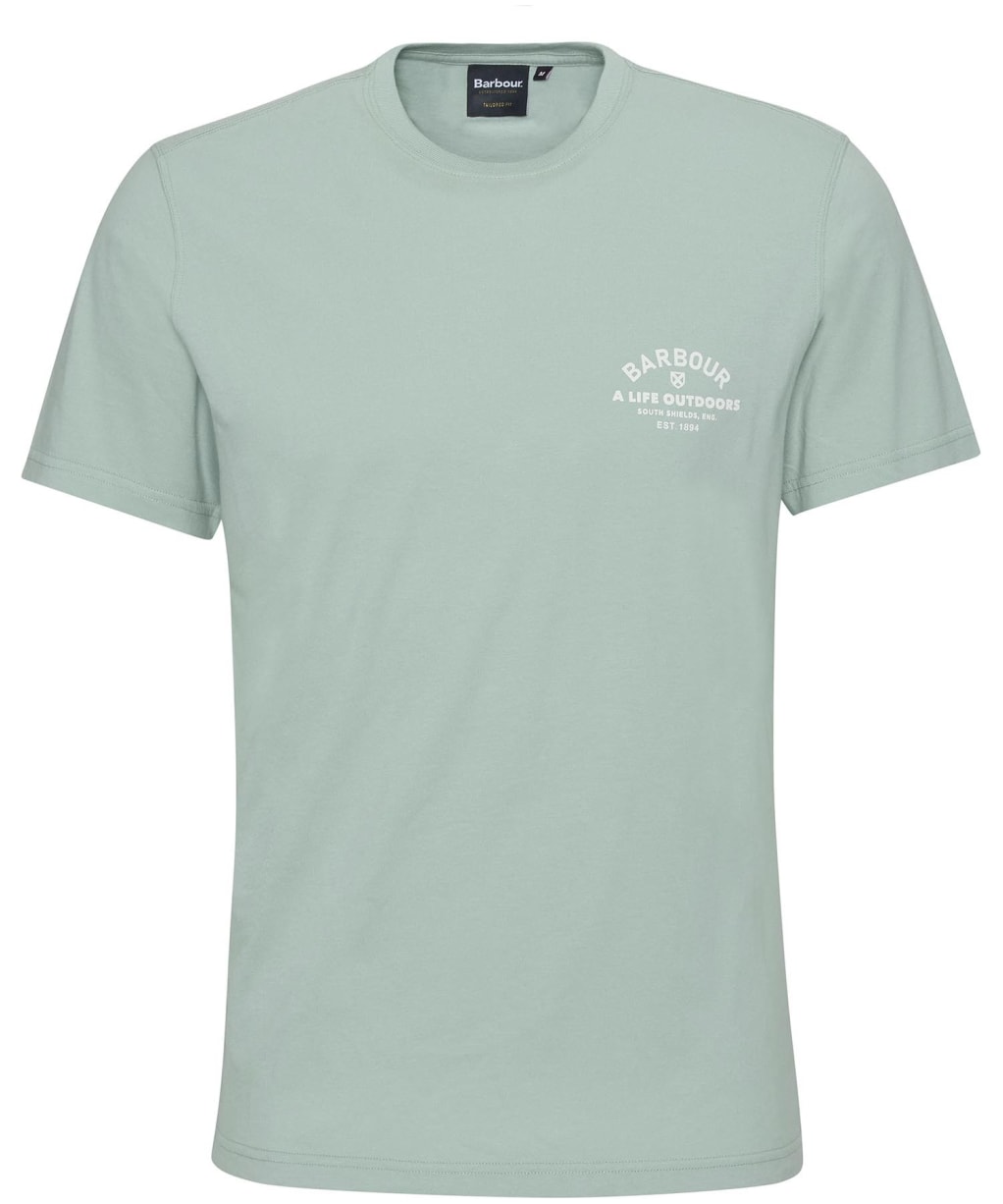 Men's Barbour Cranmer Logo T-Shirt - Pale Apple