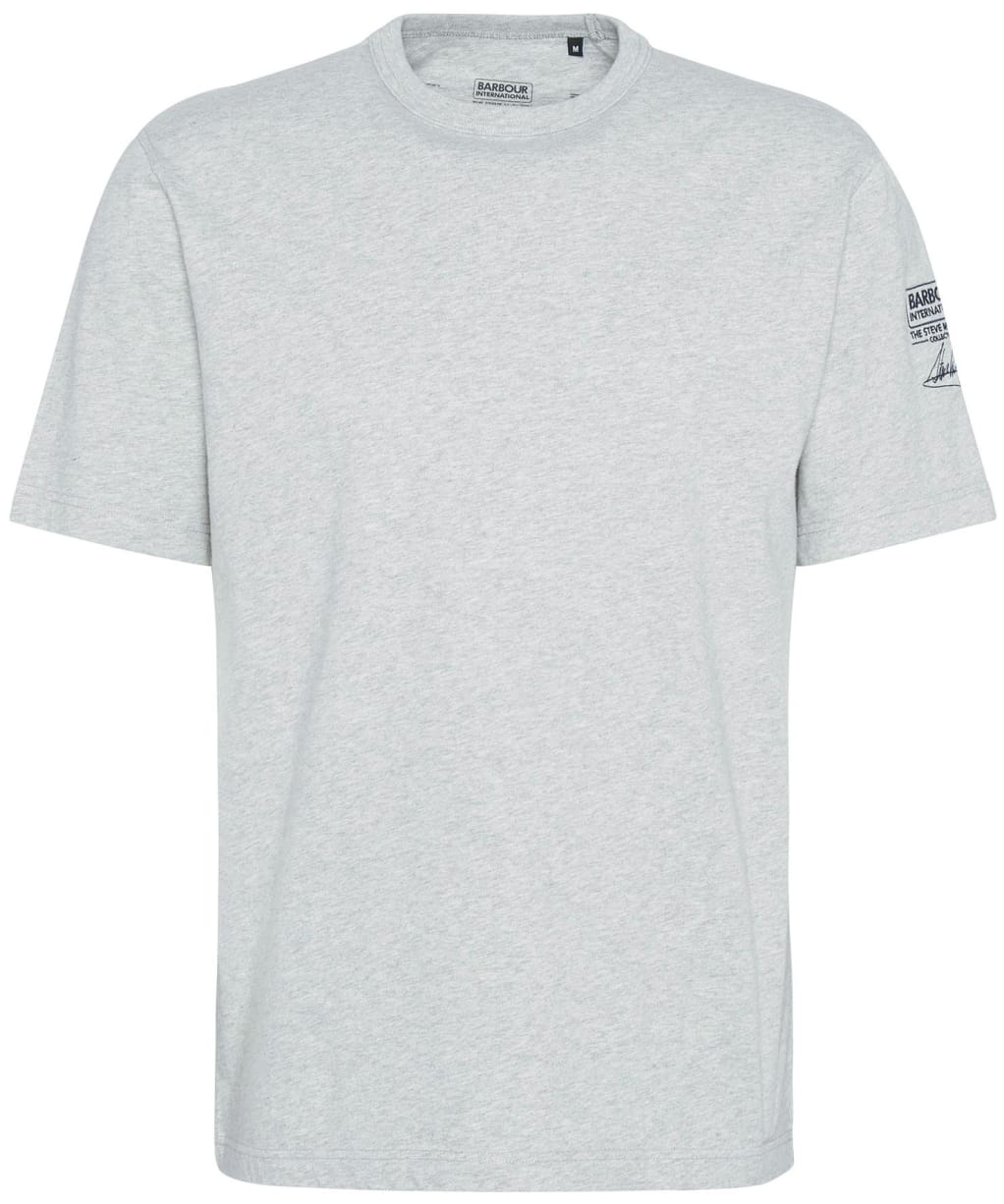 Men's Barbour International Steve McQueen Rickman T-Shirt - Grey Marl