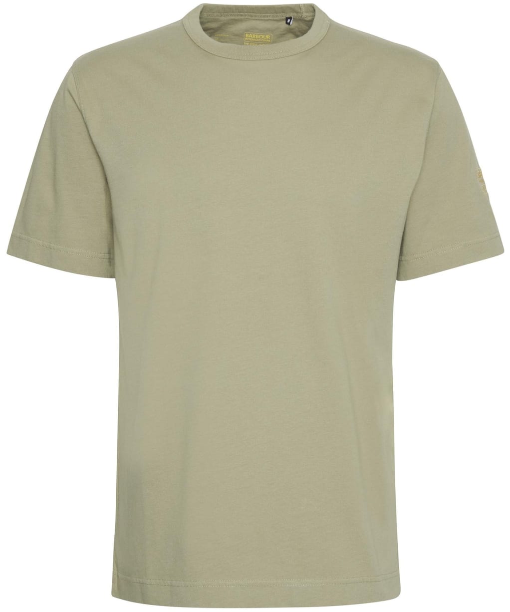 Men's Barbour International Steve McQueen Rickman T-Shirt - Bleached Olive