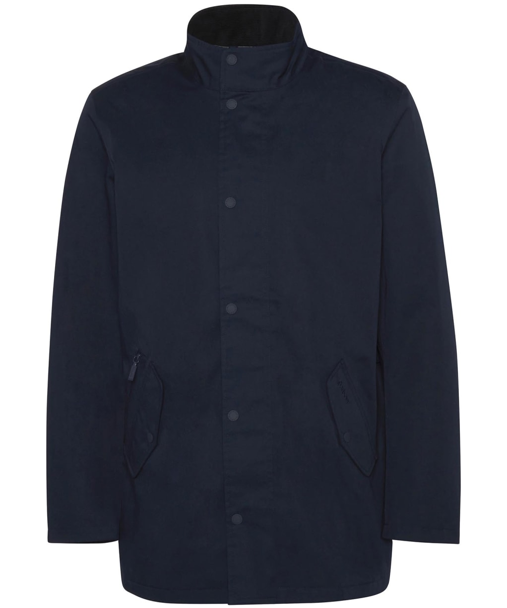 Men's Barbour City Chelsea Waterproof Jacket - NAVY/BLEACHED PI