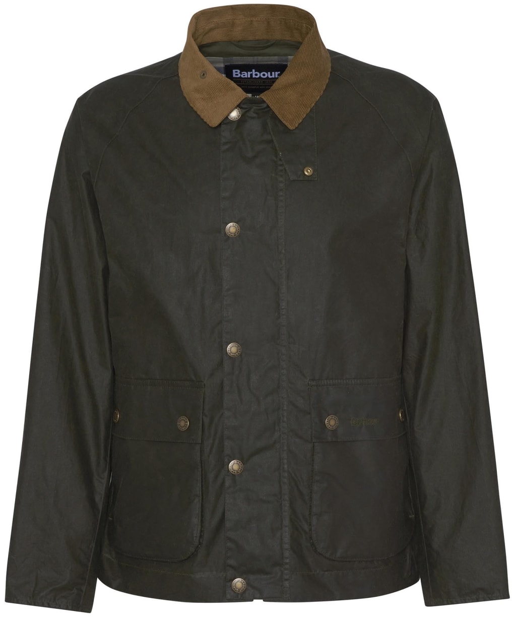 Men's Barbour Modern Bedale Waxed Jacket - Archive Olive