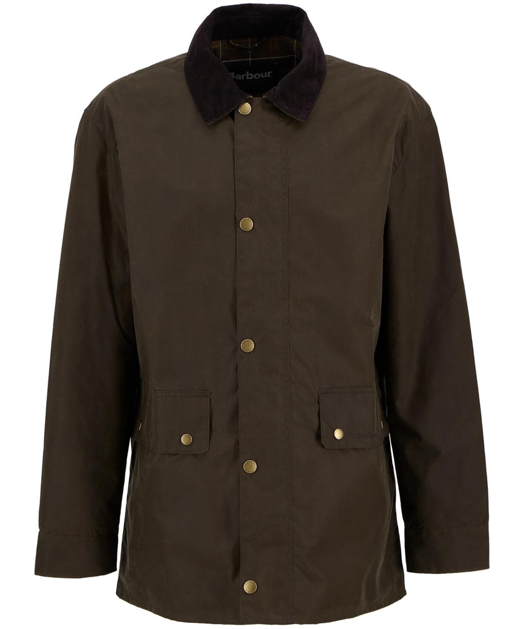 Men's Barbour Lowick Waxed Jacket - Beech