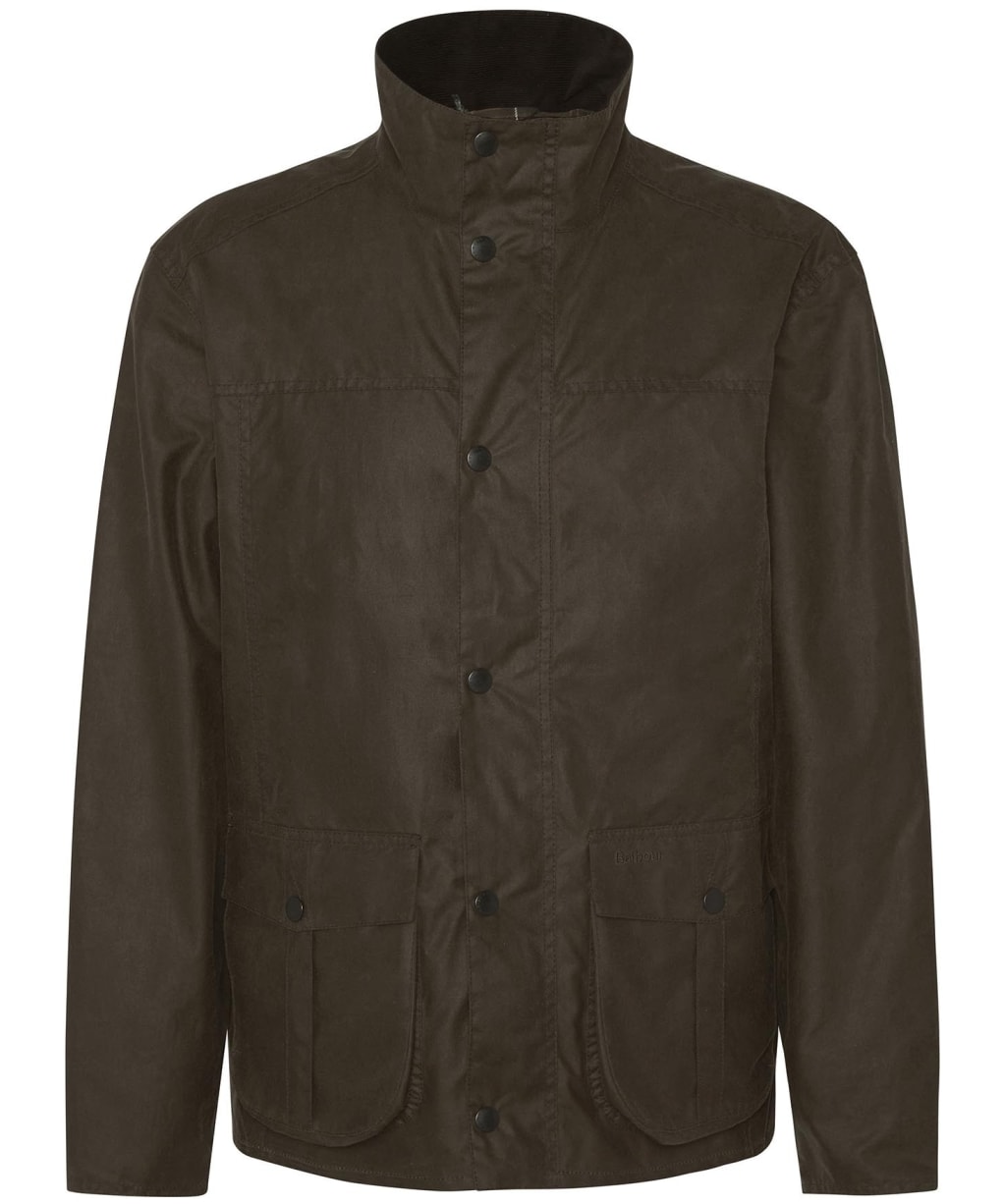 Men's Barbour Sander Waxed Jacket - Beech