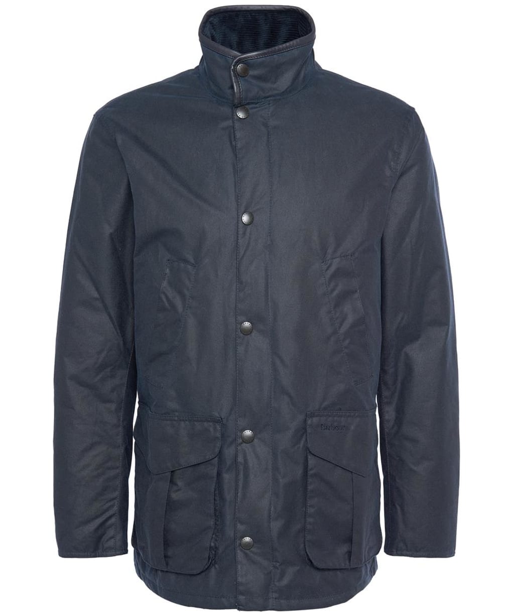 Men’s Barbour Hereford Wax Jacket - Navy