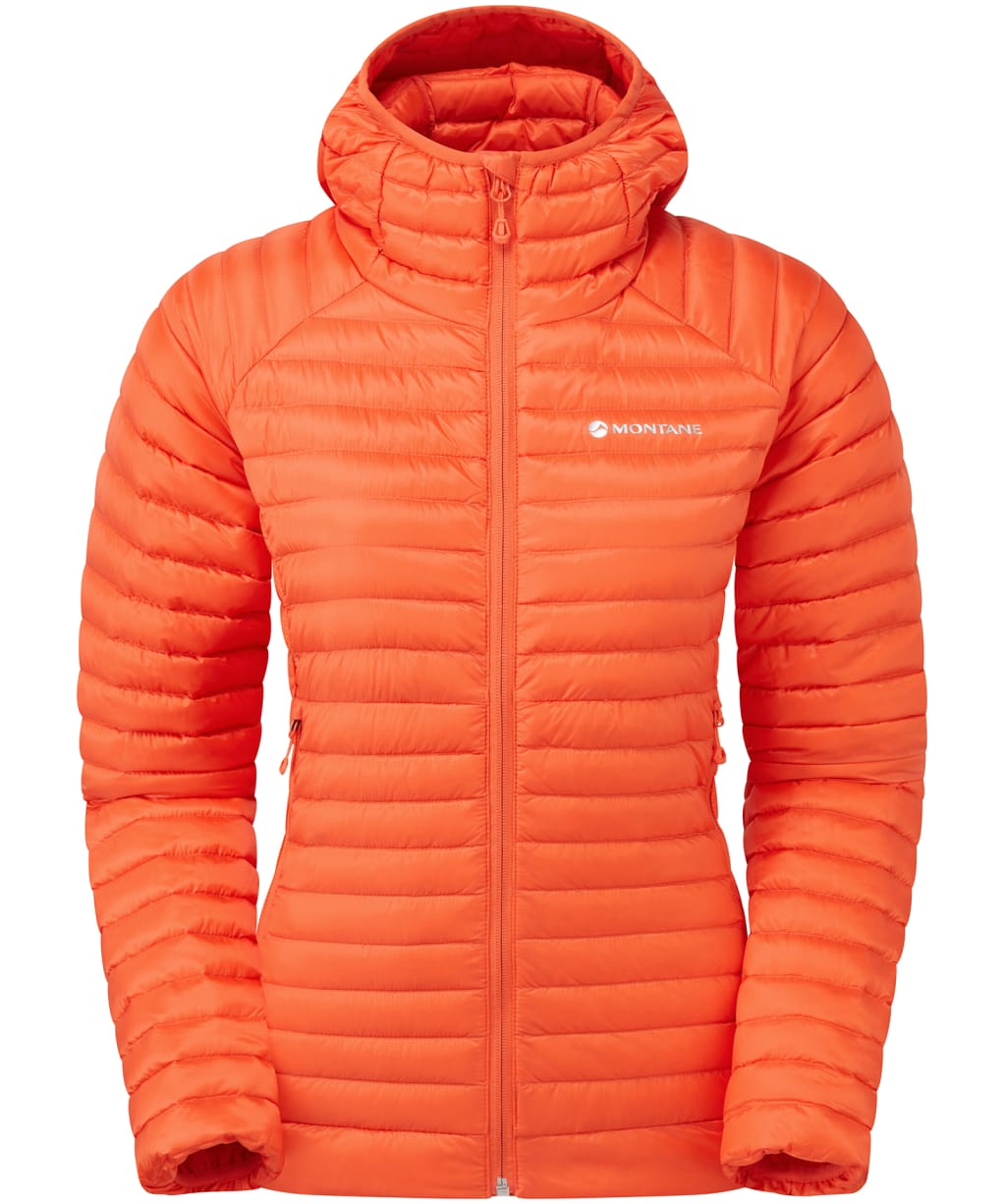Women's Montane Anti-Freeze Lite Packable Hooded Down Jacket - Tigerlily