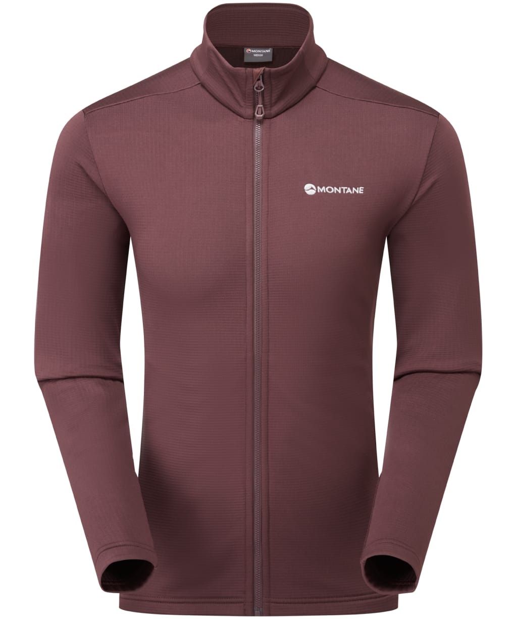 Men's Montane Protium Fleece Jacket - Dark Garnet