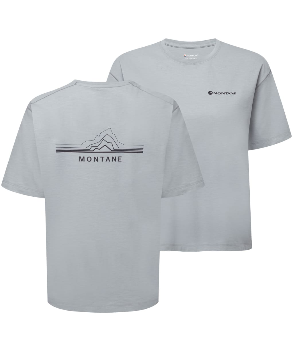 Women's Montane Alhena Mountain 25 Logo T-Shirt - Pebble Blue