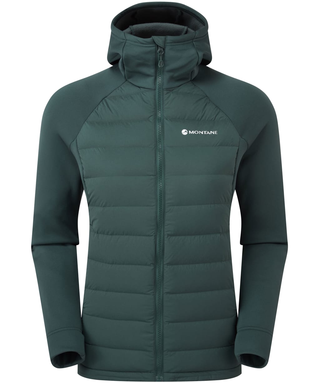 Women's Montane Composite Hooded Down Jacket - Deep Forest