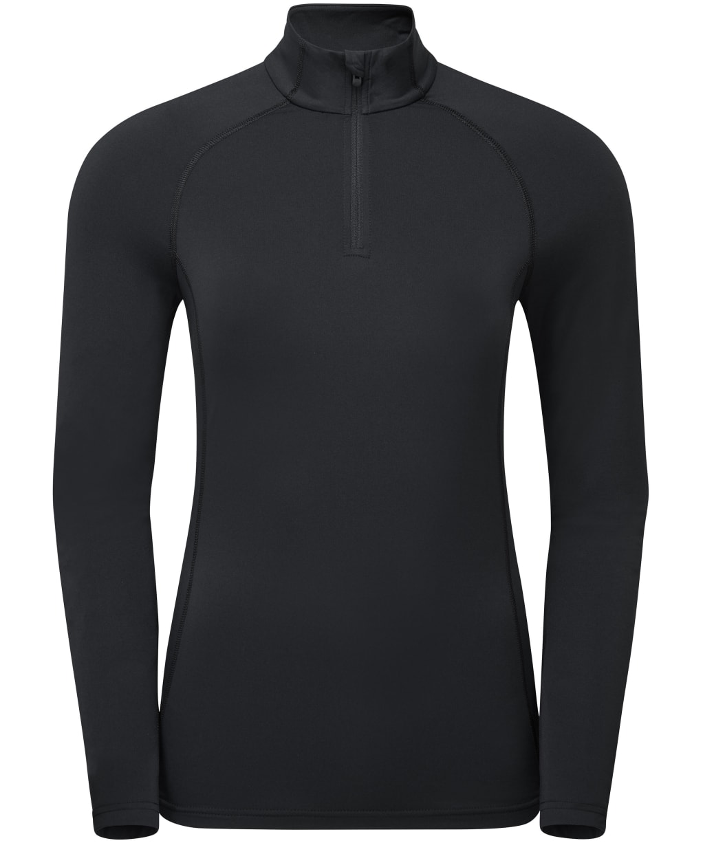 Mon Dart Xt Zip Neck - Black