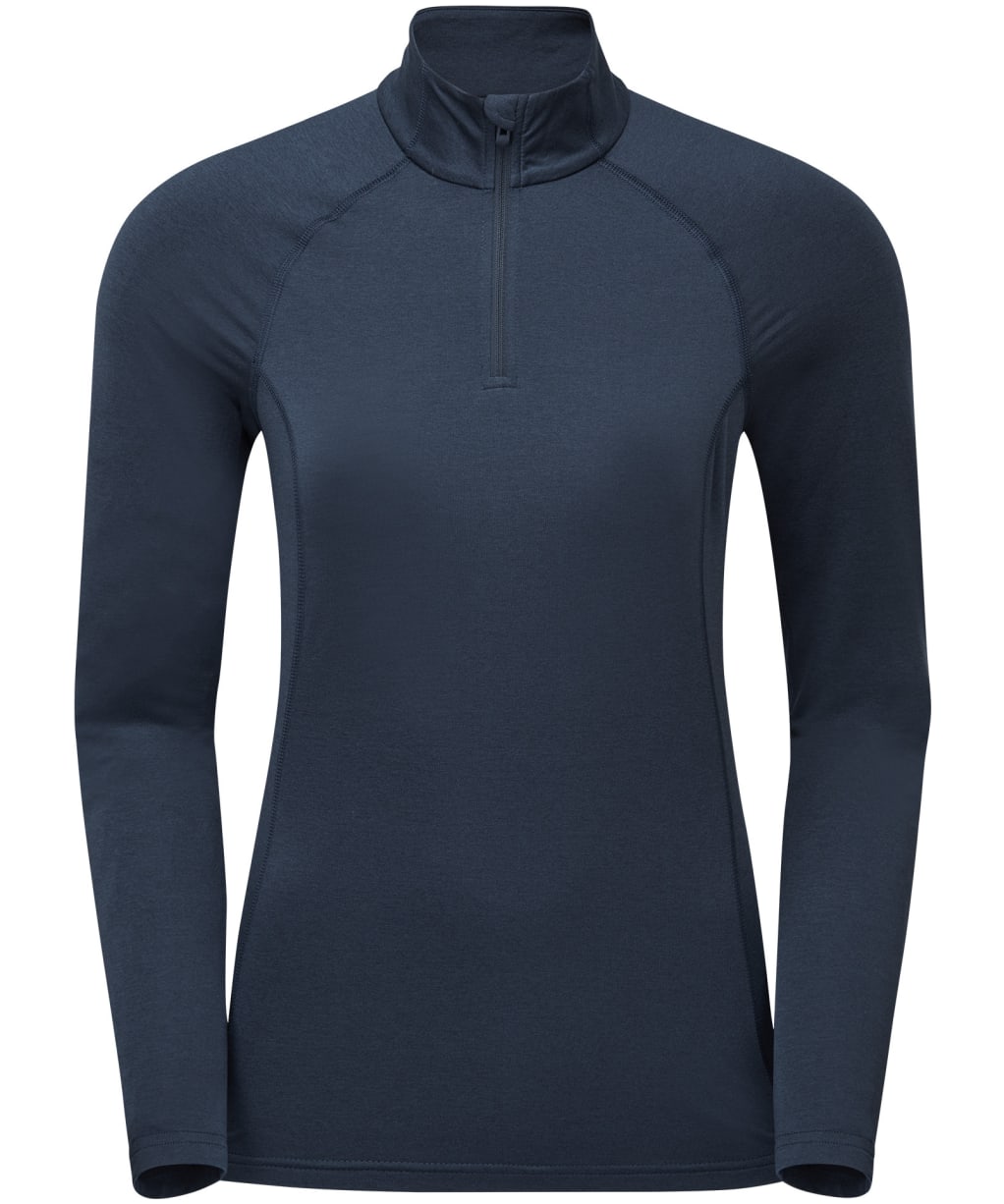 Mon Dart Xt Zip Neck - Eclipse Blue