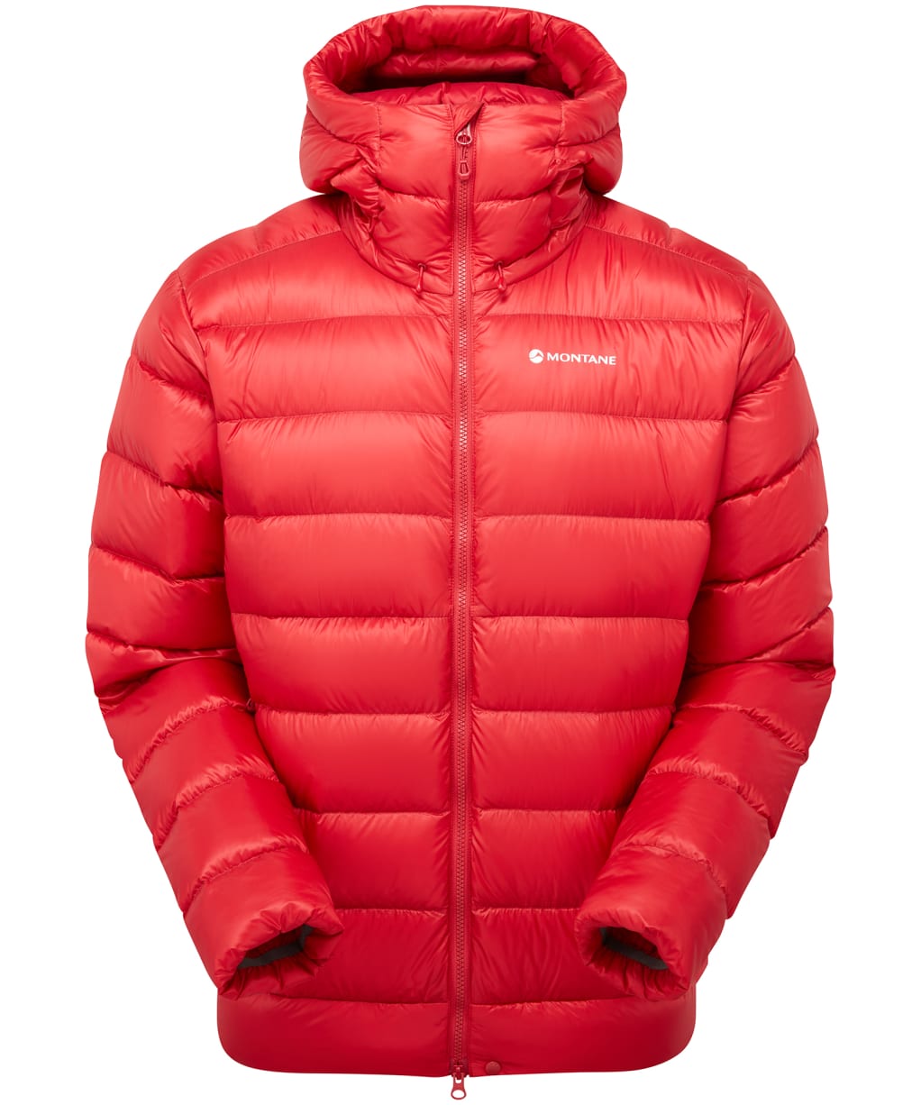 Men's Montane Anti-Freeze XT Hooded Down Jacket - Acer Red