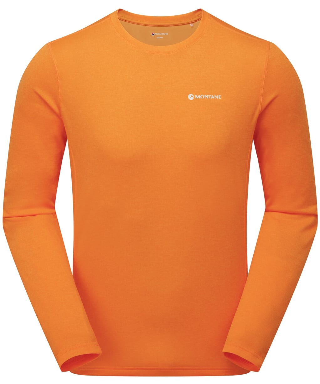 Men's Montane Dart Long Sleeve T-Shirt - Nagami Orange